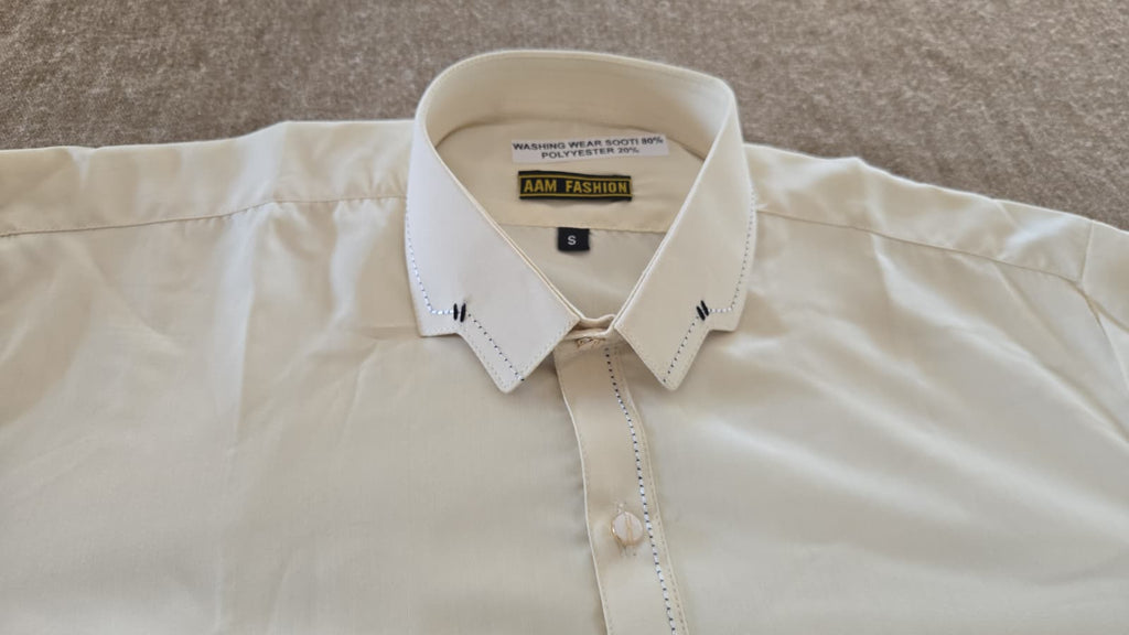 Modern Sophisticated Cream Color Shalwar Kameez