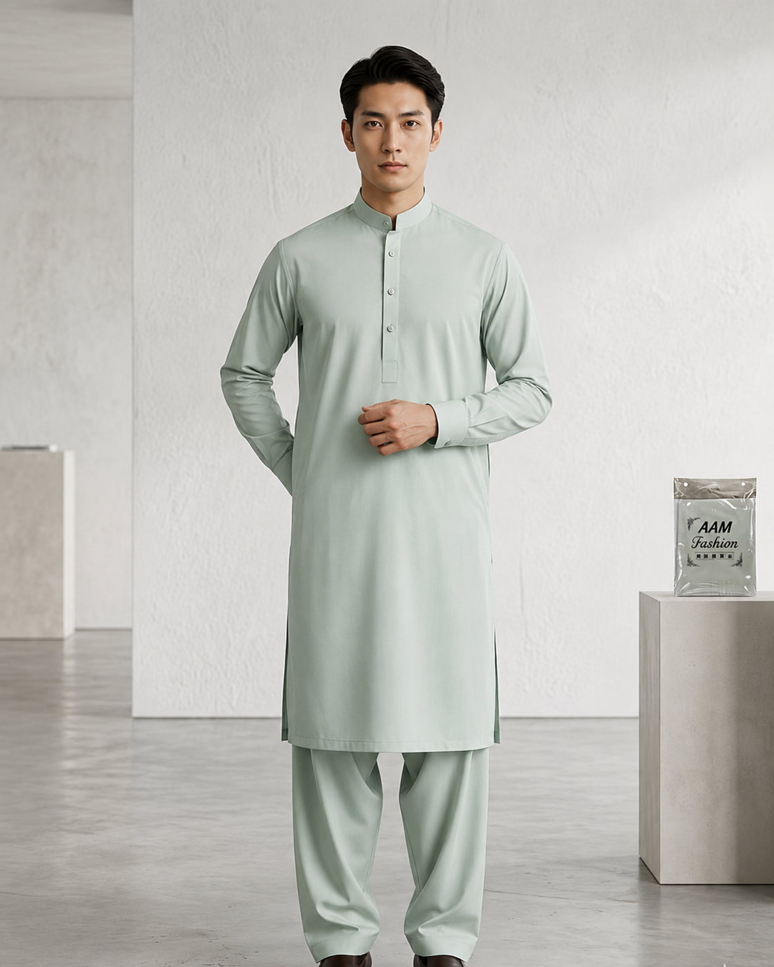 Stylish and Refreshing Light Green Shalwar Kameez