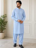 Sky Blue Shalwar Kameez for a Refined and Graceful Look